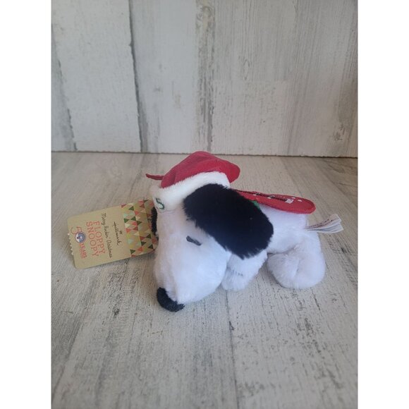 Hallmark floppy Snoopy Mary rocking Christmas plush Xmas - Picture 1 of 6